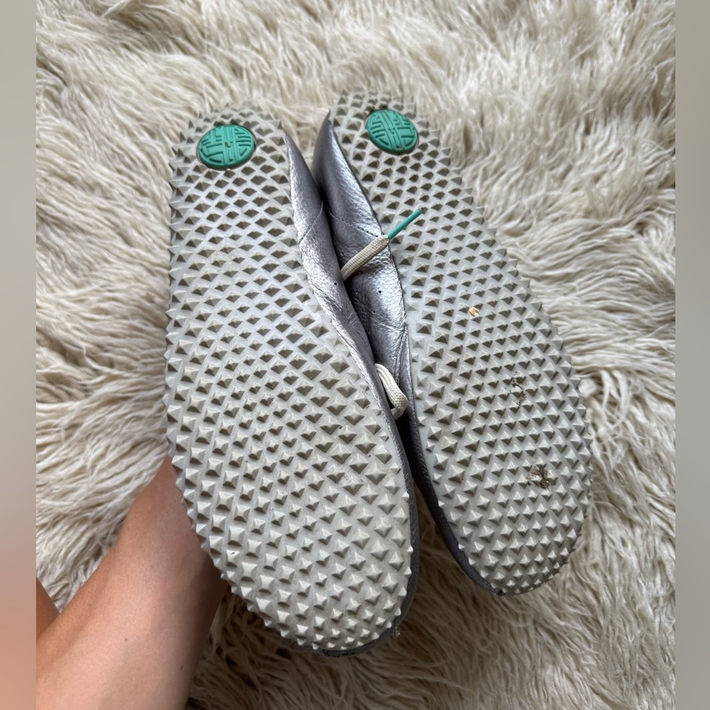 PLAE Sun Hematite metallic full grain leather sneakers Packables Collection 10 - Picture 12 of 16